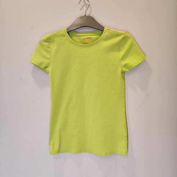 Joe Fresh Organic Cotton Lime Green Short Sleeve Tee | Small - Picture 1 of 5